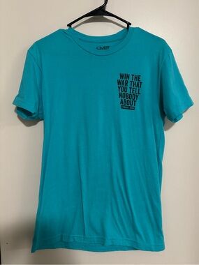 Combat Iron Apparel Teal blue T shirt